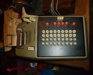 vintage adding machine
