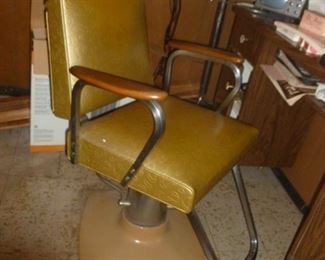 vintage barber chair