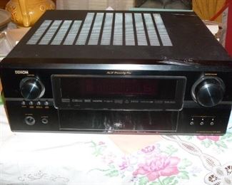 denon receiver, etc.