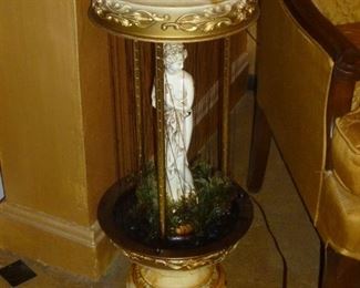 Vintage nude rain oil lamp