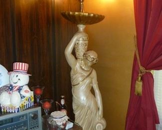 Another tall lady lamp