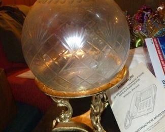 Vintage fishbowl decor..sorry not clean!