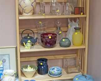 Dazey Butter Churn and a variety of china, pottery, etc.