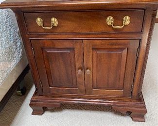 Stickley Night Stand with Brass Hardware; 2 of 2