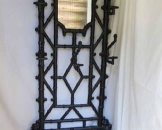 BUY NOW $900.00                                                                          Cast Iron Hall Stand  76" T ~ 25" W ~ 11 1/2" D                   A REAL BEAUTY!