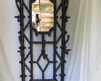 BUY NOW $900.00                                                                          Cast Iron Hall Stand  76" T ~ 25" W ~ 11 1/2" D                   A REAL BEAUTY!