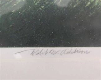 Robert M Addison Framed Signed & Numbered                  Chicago LISTED ARTIST..  FRAMED 33 1/2" x 26"