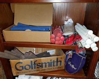 golf items, many brand new