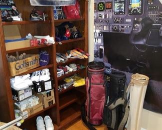 golf items, many brand new