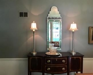 42- Stately Pair of Lamps 32” tall $81 each
