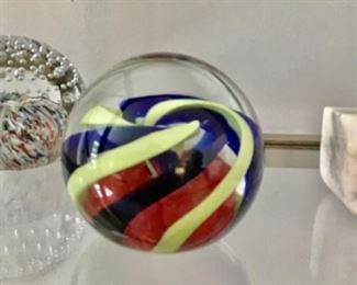 5-Glass Paperweight $14
