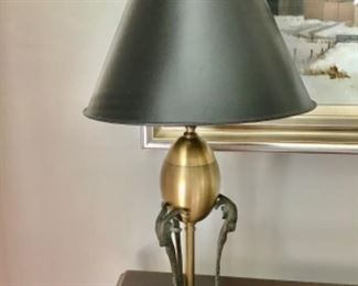 12- Nice Decorative Brass Lamp. $91