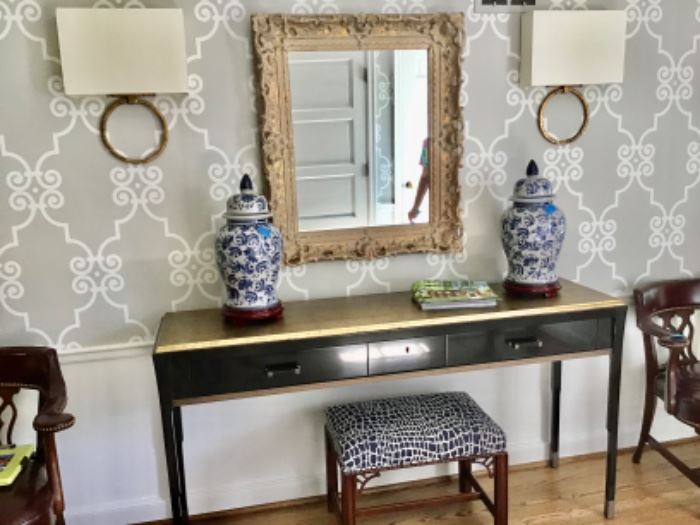 1-Beautiful Mirror  30”wide x 36”long $244!
