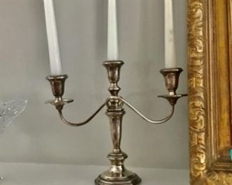 8-Sterling Candelabra. $96
