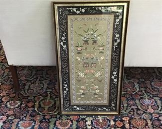 51 Beautiful Framed Silk. $115