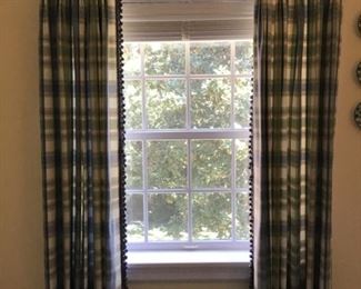 63 -2 Pair of Drapes. $65 each pair lined has matching bedspread