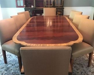 69 Gorgeous Baker Dining Table. Set of 8 Chairs sold separately. See 44. Table Sold. CHAIRS Available