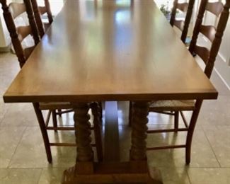 See 64- Table Available chairs are sold
