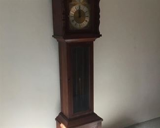 91-Clock & weights. $144
