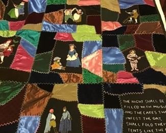 102- Great selection of Crazy Quilts All Great Condition different sizes Most r $49. 1 large. $73