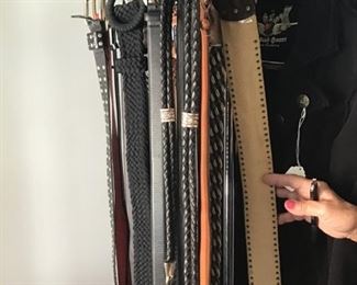 120- Great Assortment of Belts