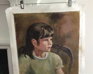127 Very Nice Oil Canvas. $49