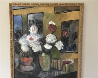 133-So Talented Artist. Dorothy Meyers. Signed. Oil. Great Frame. $199