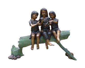 Life Size Children Bronze