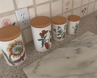 Botanical canisters 