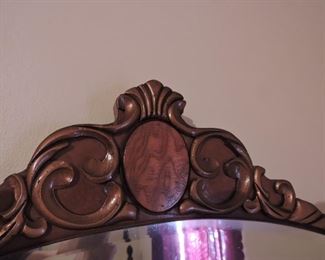 Albert furniture from Indiana Dresser and Mirror top of mirror