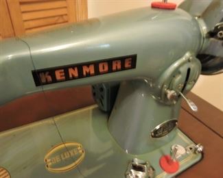 Kenmore Sewing Machine in table