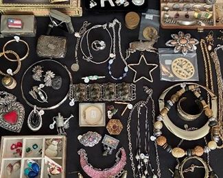 Men's and ladies' items, and some sterling silver and gold.