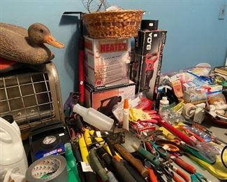 Tools and household items.