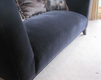 Custom made sofa in mohair.