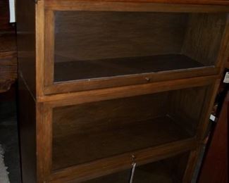 THREE STACK LAWYERS BOOKCASE