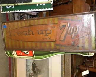 VINTAGE 7UP SIGN