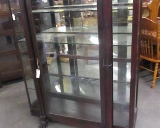 CLAW FOOT CHINA CABINET