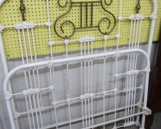 IRON AND BRASS BED