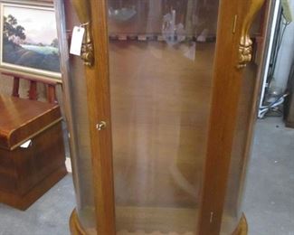 BOW FRONT GUN CABINET