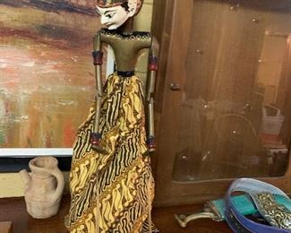 Indonesian Wayang Golek wooden marionette/shadow puppet