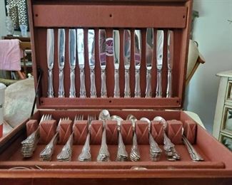 Towle French Provincial Sterling flatware- service for 12 with extras