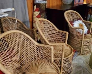 Rattan chairs -set of 4