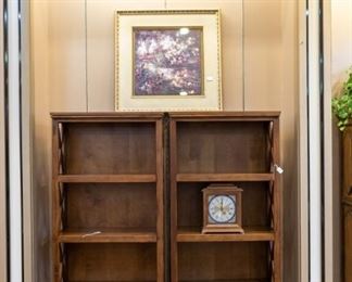 Bookshelves in excellent condition.