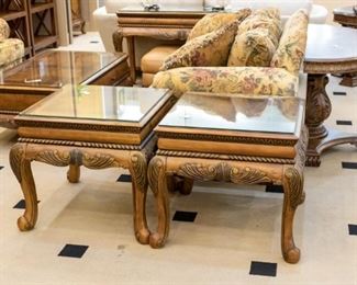 Tables with glass---