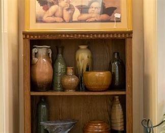 LOTS of pottery, vases, and decorative.