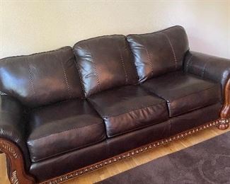 Full leather couch