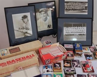 Vintage Baseball Cards, Sets, Photographs
