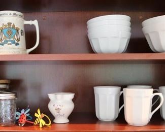 Mugs, Containers, Bowls