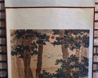 One of several Chinese Scroll paintings