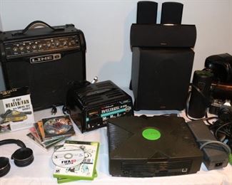 Amp, Original Xbox & Games, Speaker System, Headphones